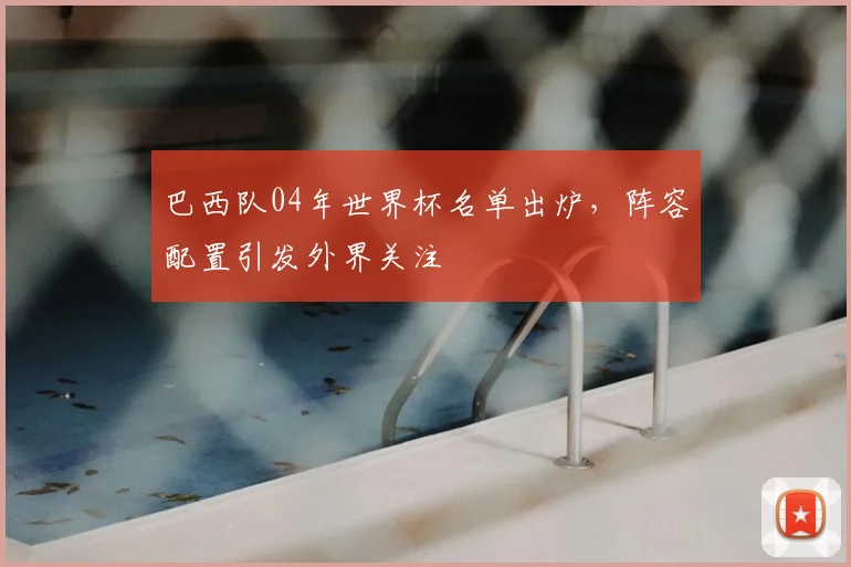 巴西队04年世界杯名单出炉,阵容配置引发外界关注
